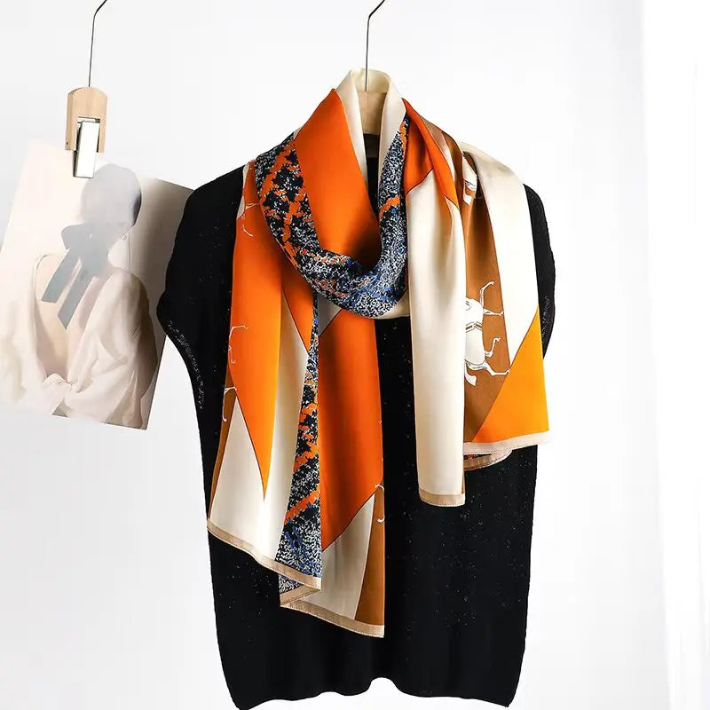 Foulard Soie Femme - GRACIELA - Coeur de Foulard