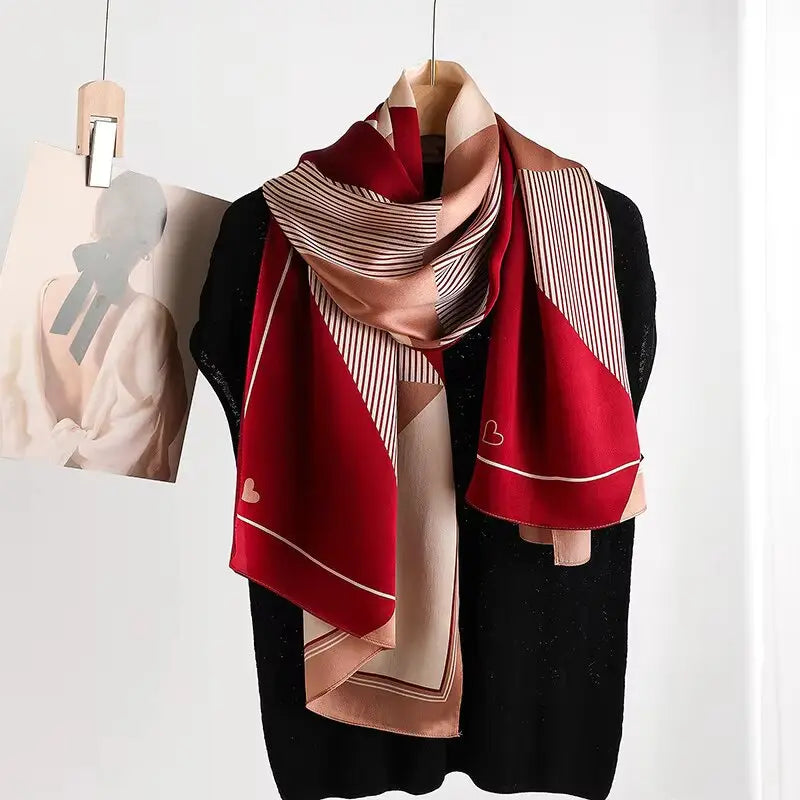 Foulard Soie Femme - JIMENA Coeur de Foulard