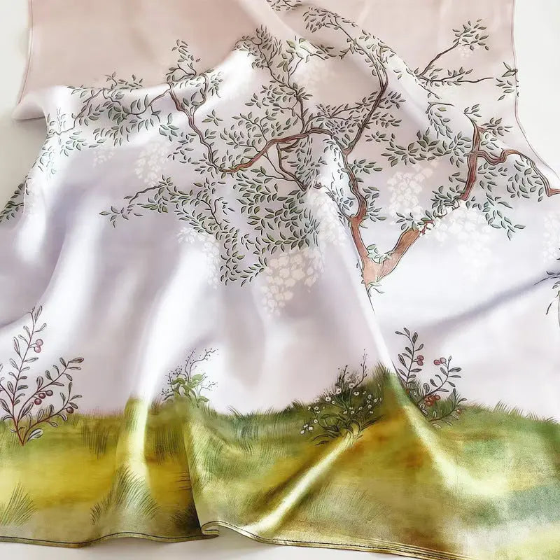 Foulard Soie Femme - MARIBEL - Coeur de Foulard