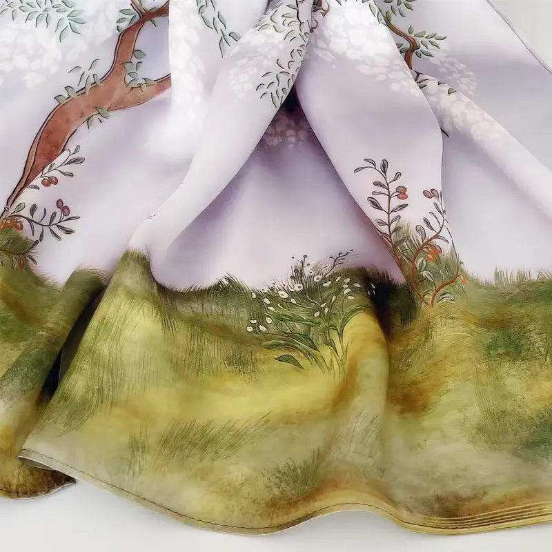 Foulard Soie Femme - MARIBEL - Coeur de Foulard