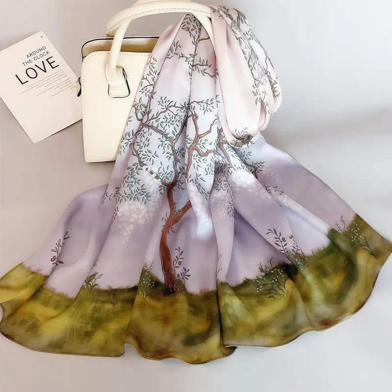 Foulard Soie Femme - MARIBEL - Coeur de Foulard