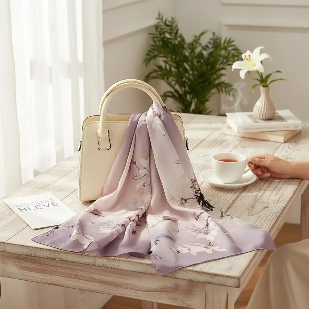 Foulard Soie Femme - MICAELA Coeur de Foulard