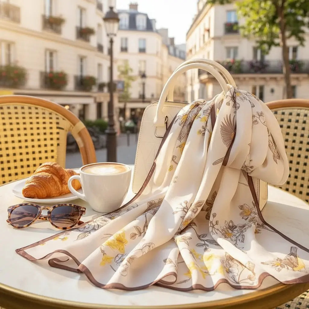 Foulard Soie Femme - MONICA Coeur de Foulard