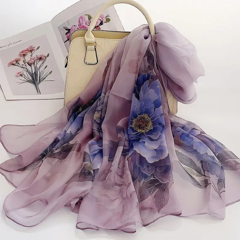 Foulard Soie - FUMIKO - Coeur de Foulard