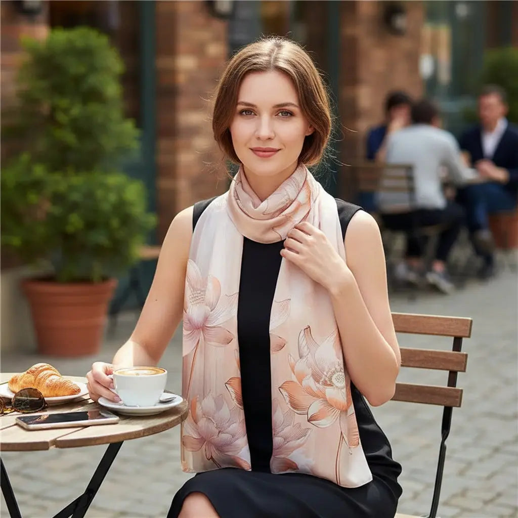 Foulard Soie - HANA - Coeur de Foulard