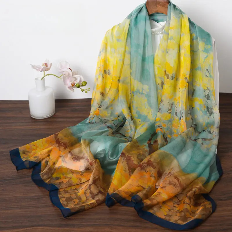 Foulard Soie - HARU - Coeur de Foulard