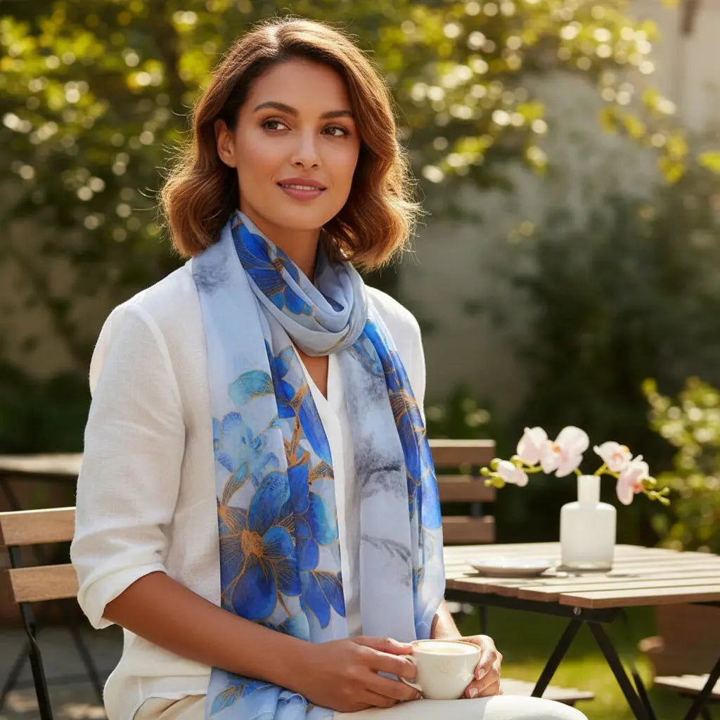 Foulard Soie - HITOMI - Coeur de Foulard