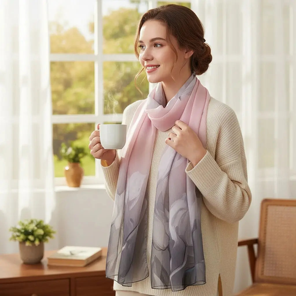 Foulard Soie - HONOKA - Coeur de Foulard