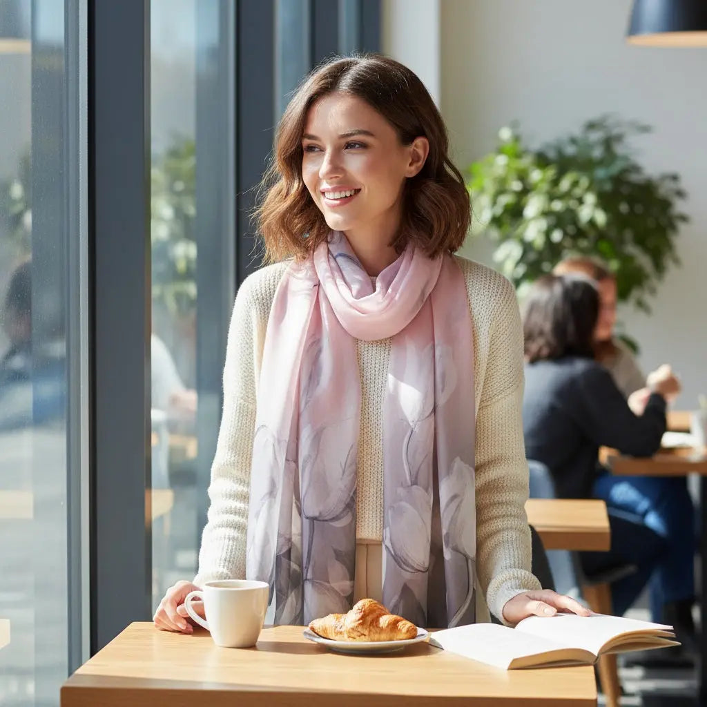 Foulard Soie - HONOKA - Coeur de Foulard