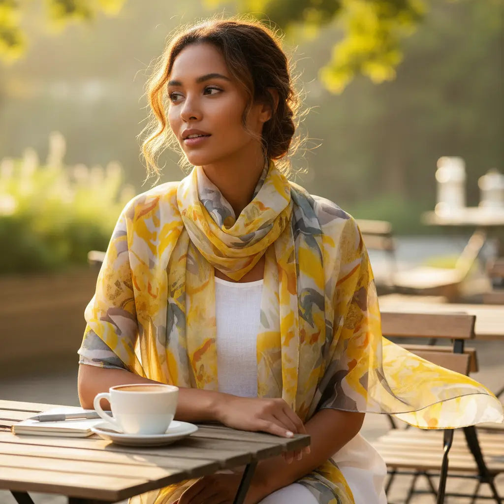 Foulard Soie - ICHIKA Coeur de Foulard