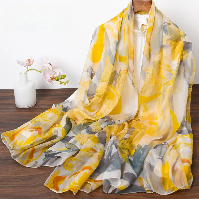 Foulard Soie - ICHIKA - Coeur de Foulard