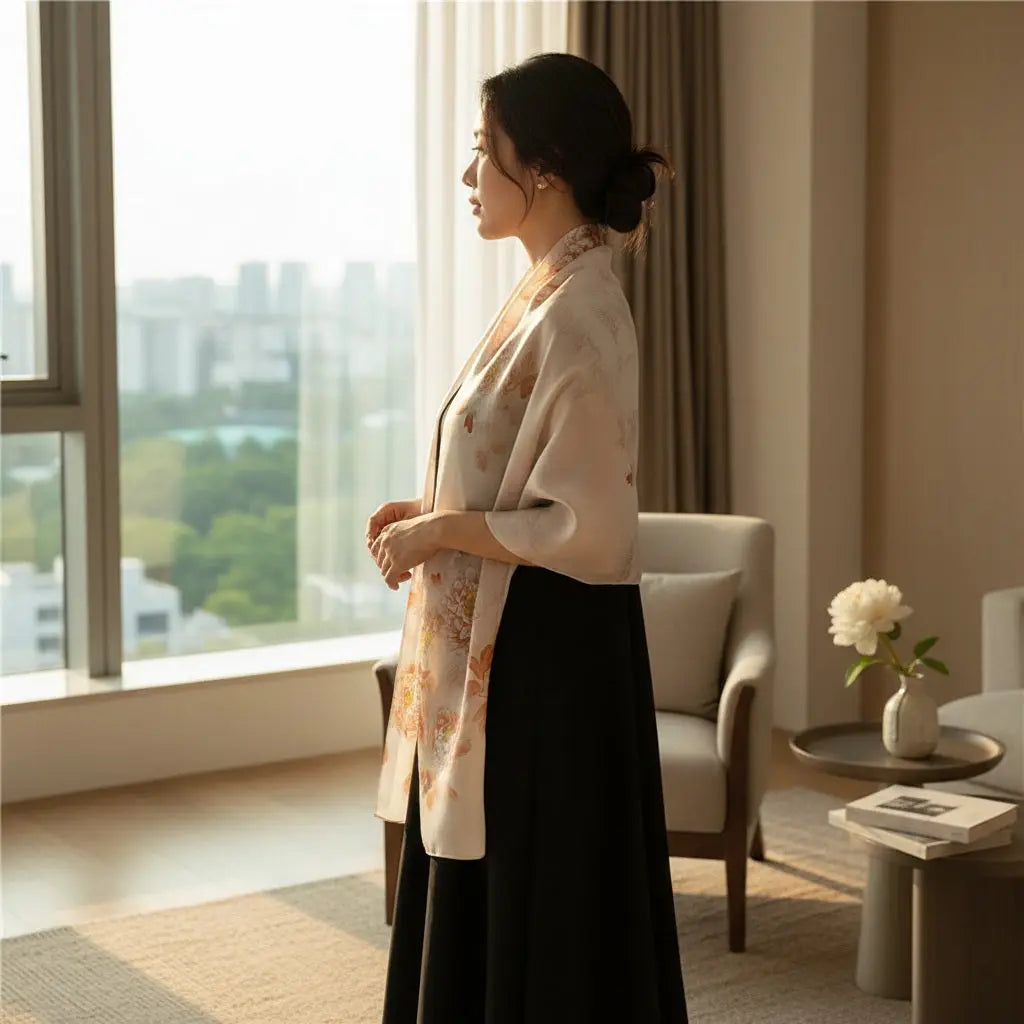 Foulard Soie - JIHYE Coeur de Foulard