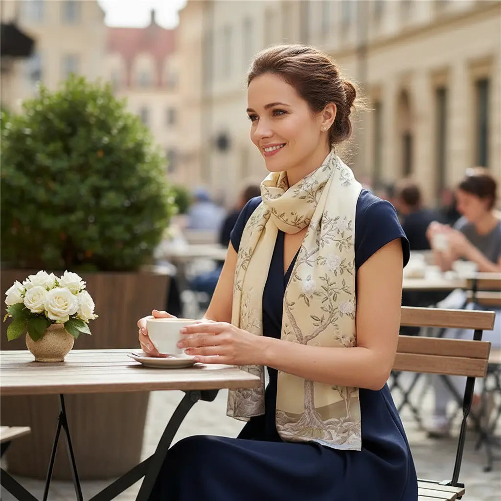 Foulard Soie - JIJOO - Coeur de Foulard