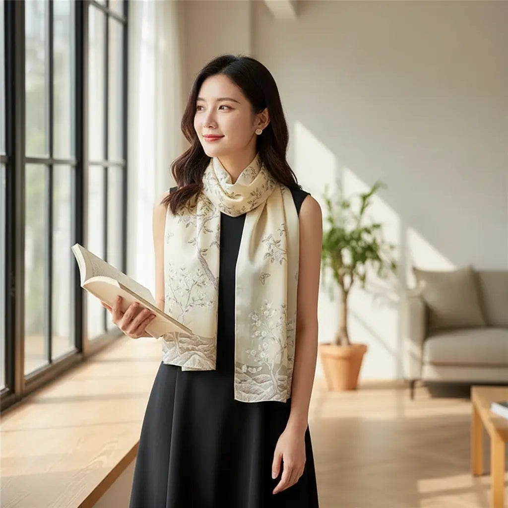 Foulard Soie - JIJOO - Coeur de Foulard