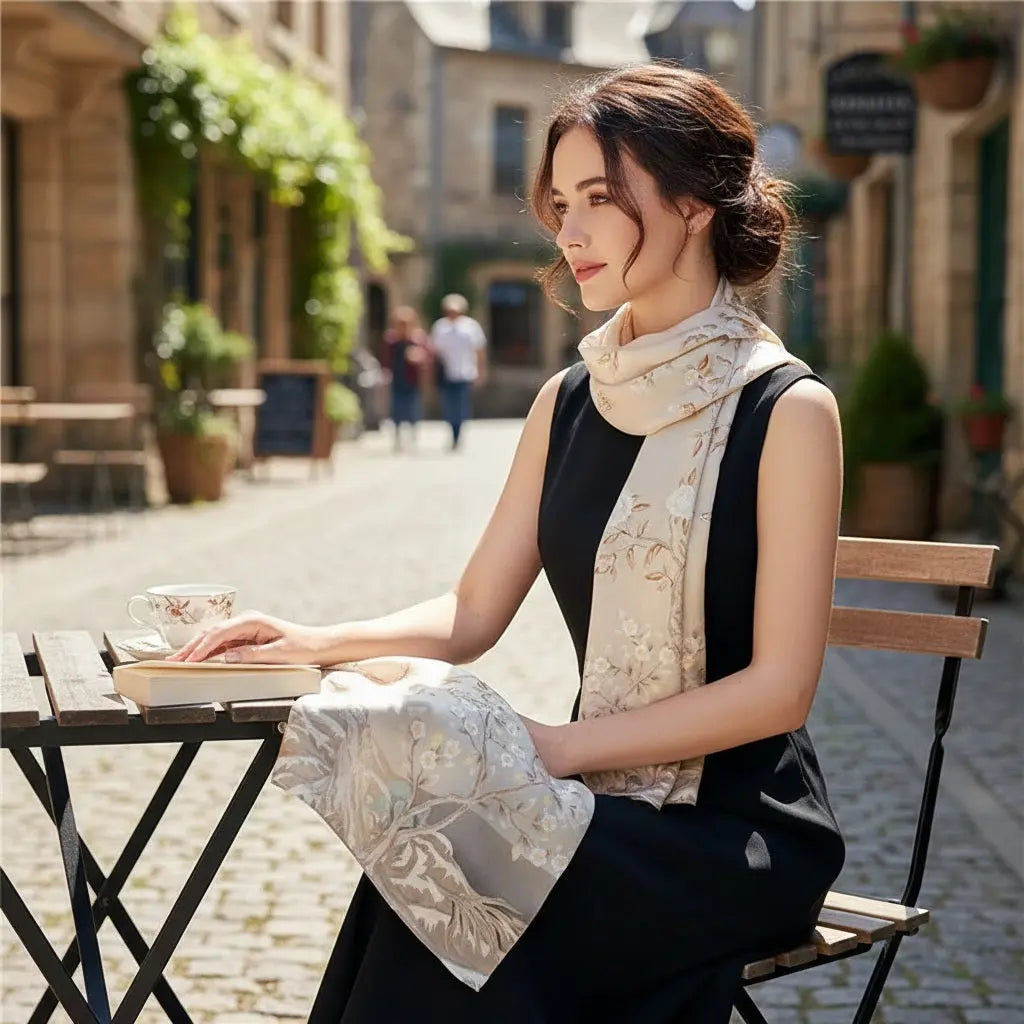 Foulard Soie - JIMIN - Coeur de Foulard