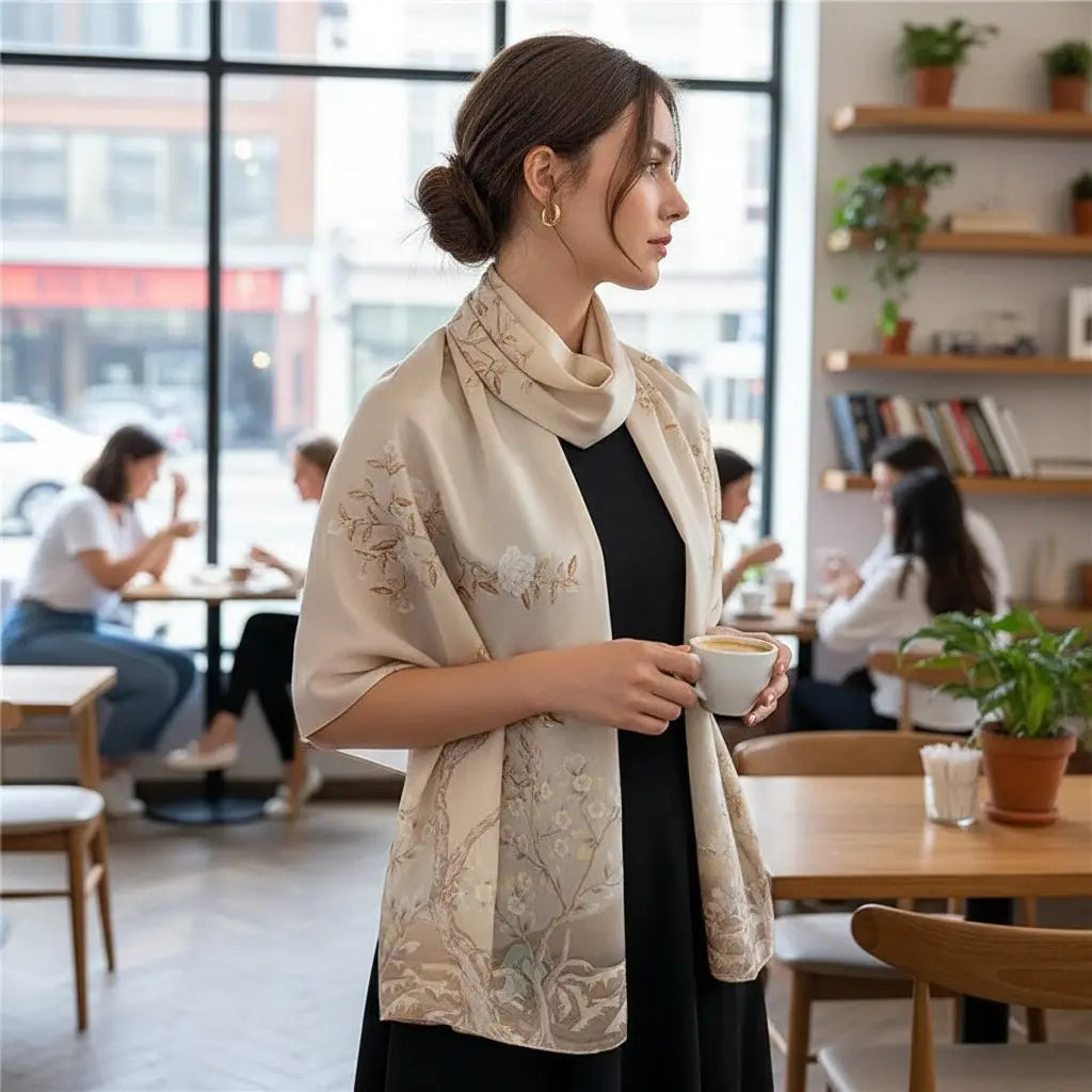 Foulard Soie - JIMIN - Coeur de Foulard