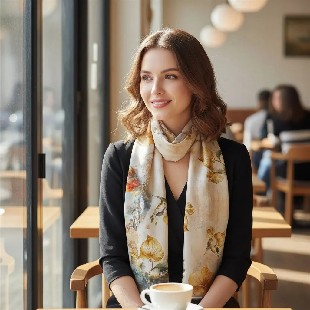 Foulard Soie - JITSUKO - Coeur de Foulard