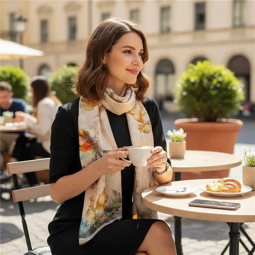 Foulard Soie - JITSUKO - Coeur de Foulard