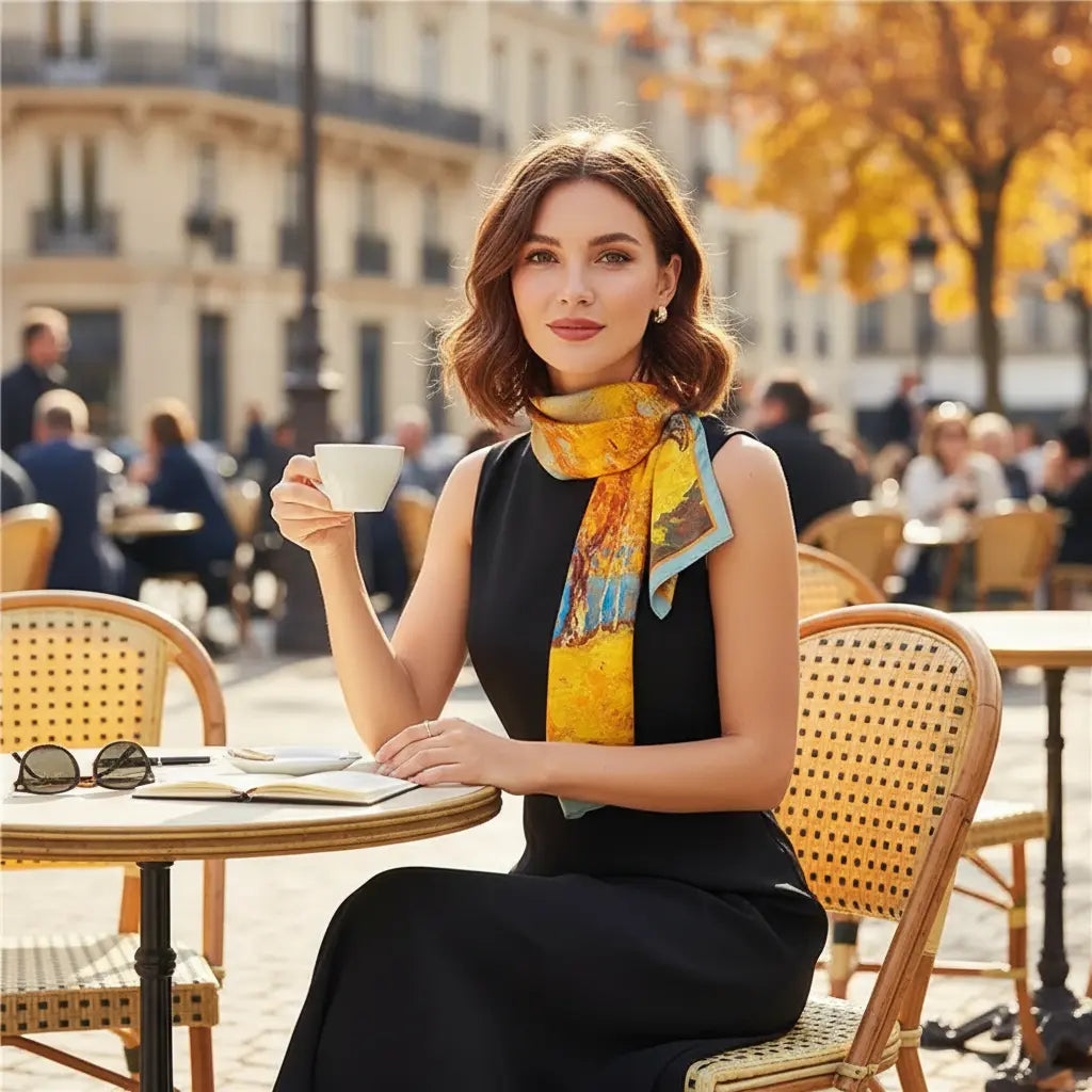 Foulard Soie - JIYEON - Coeur de Foulard