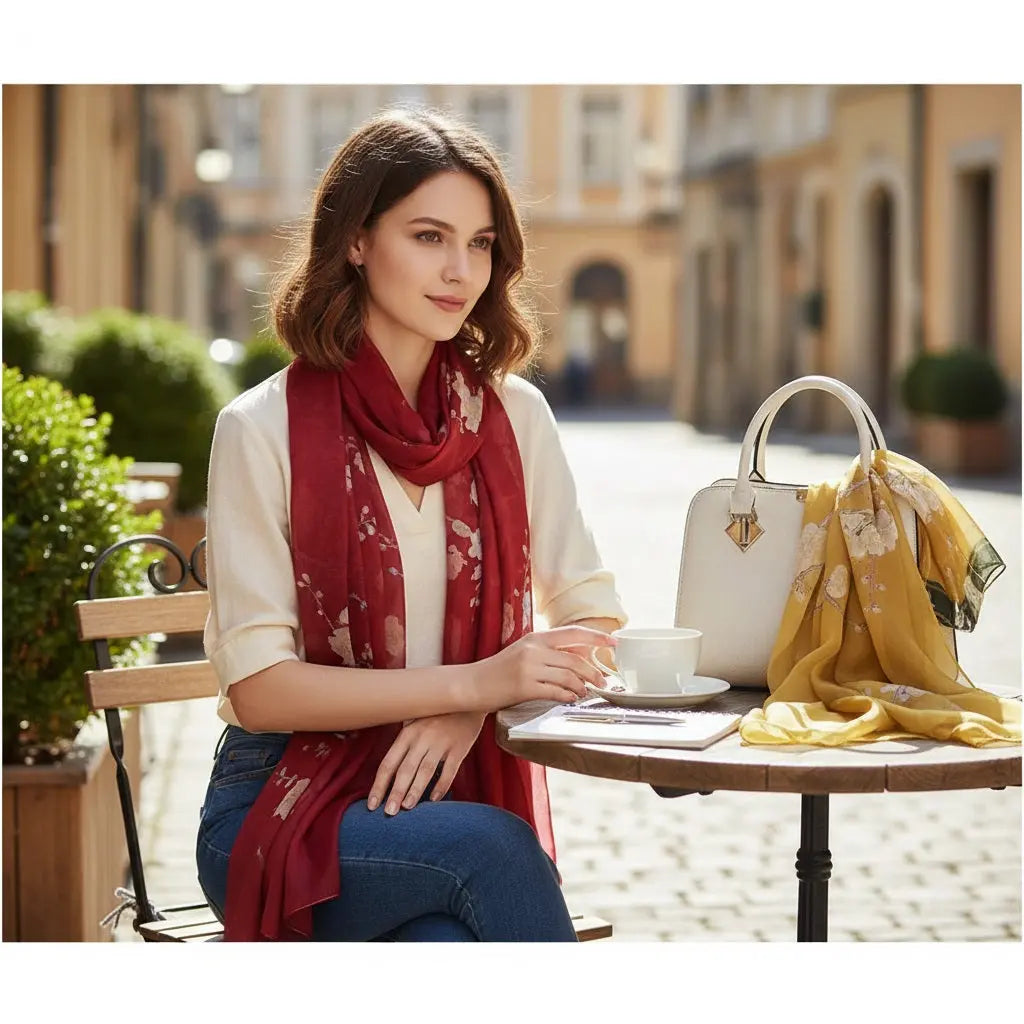 Foulard Soie - JUNKO - Coeur de Foulard