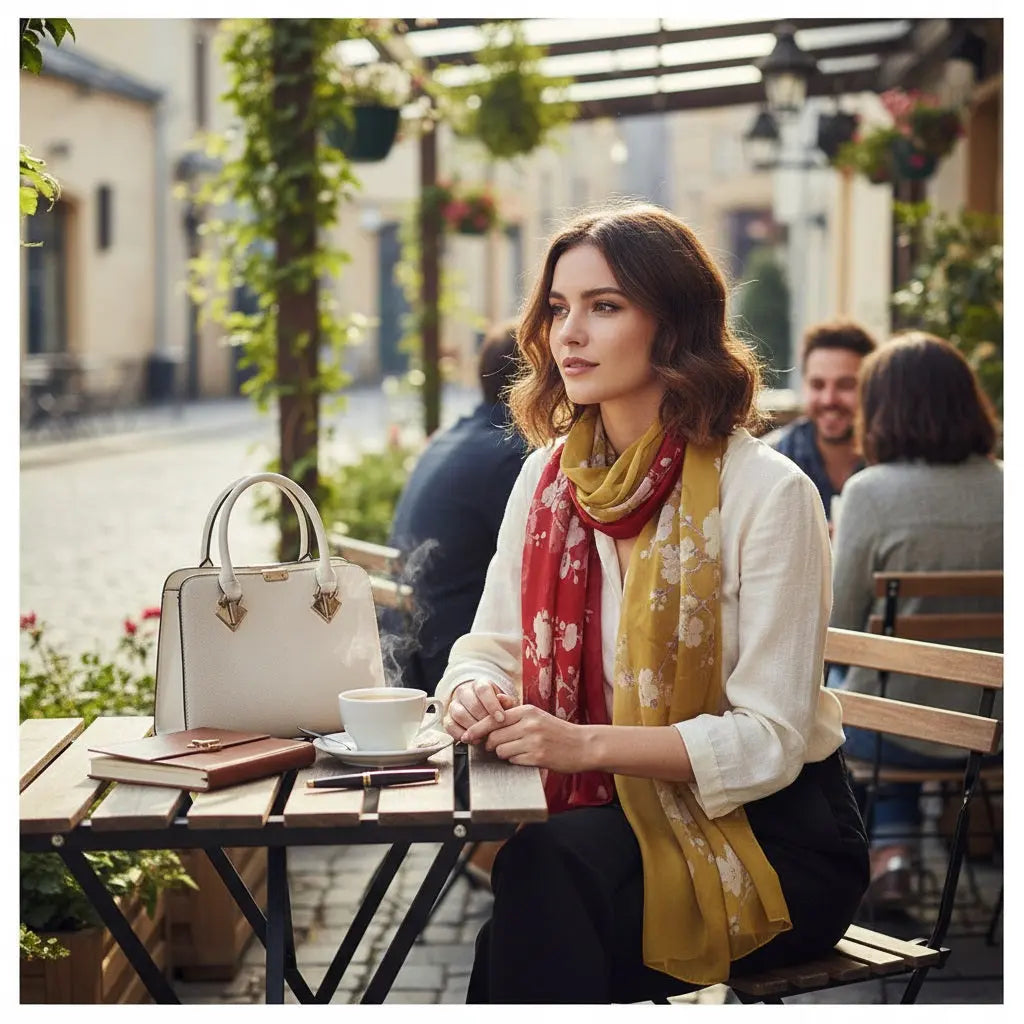 Foulard Soie - JUNKO - Coeur de Foulard