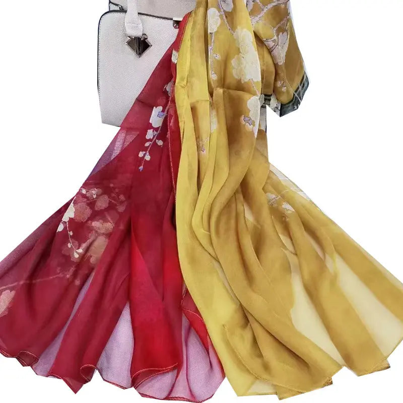 Foulard Soie - JUNKO - Coeur de Foulard