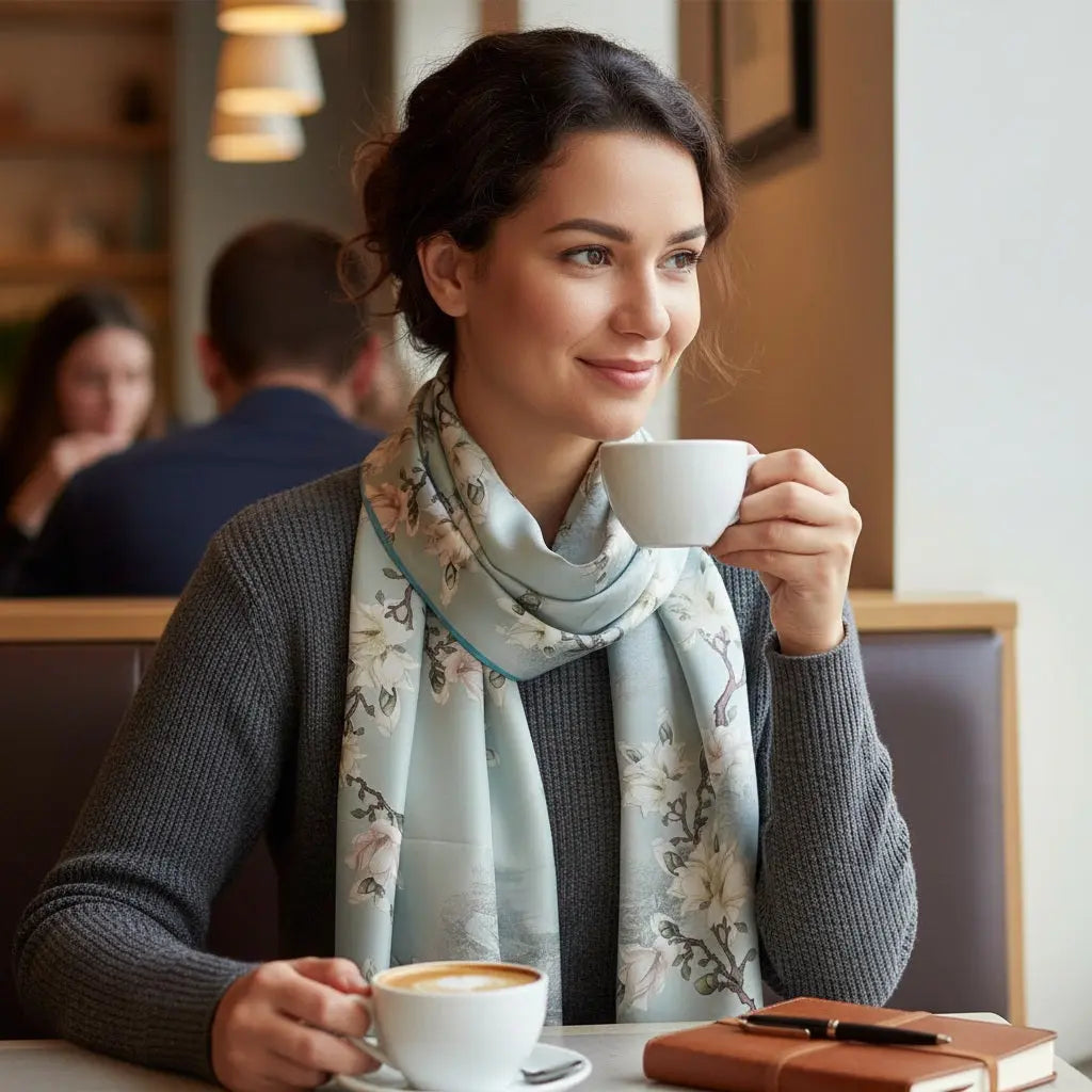 Foulard Soie - JURI - Coeur de Foulard