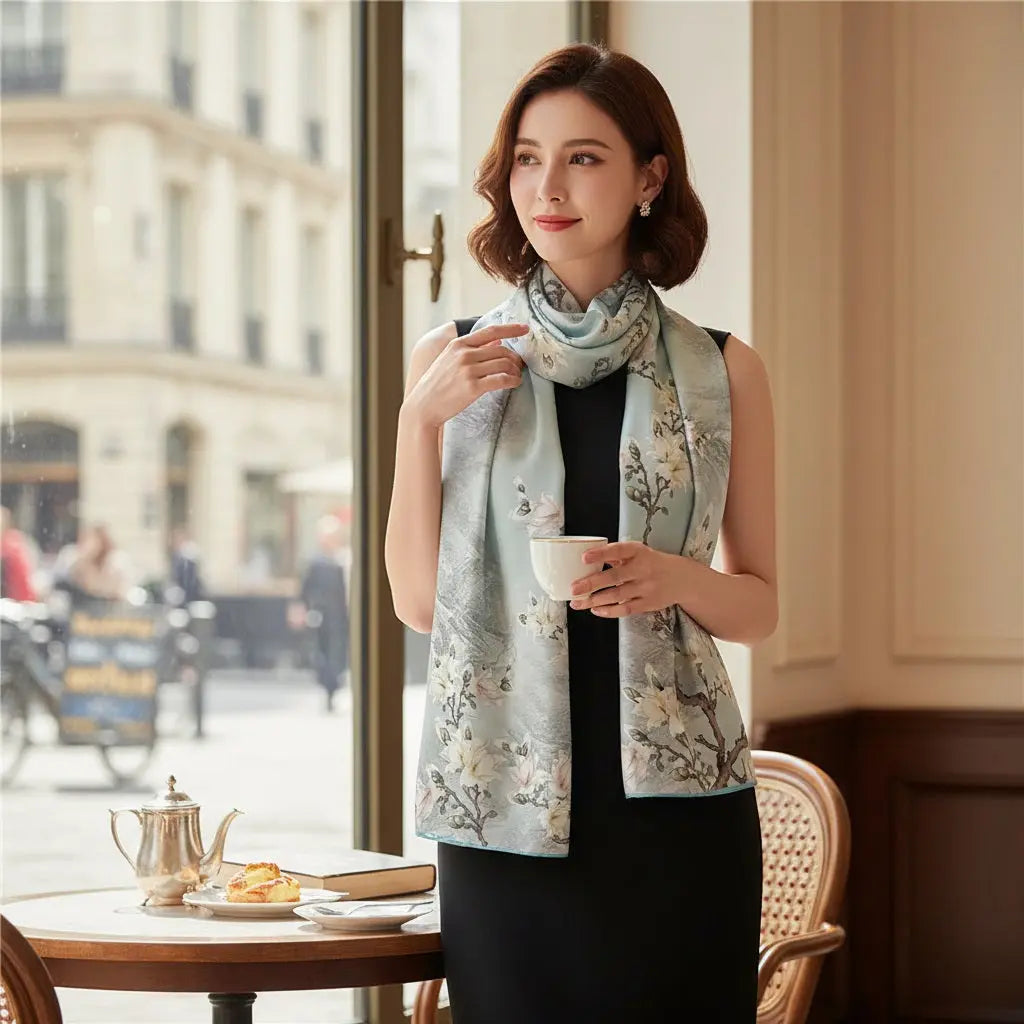 Foulard Soie - JURI Coeur de Foulard