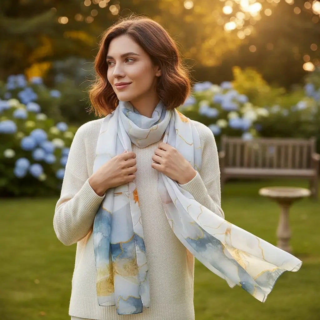 Foulard Soie - KAEDE - Coeur de Foulard