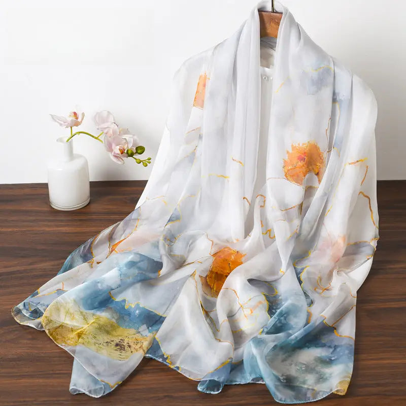 Foulard Soie - KAEDE - Coeur de Foulard