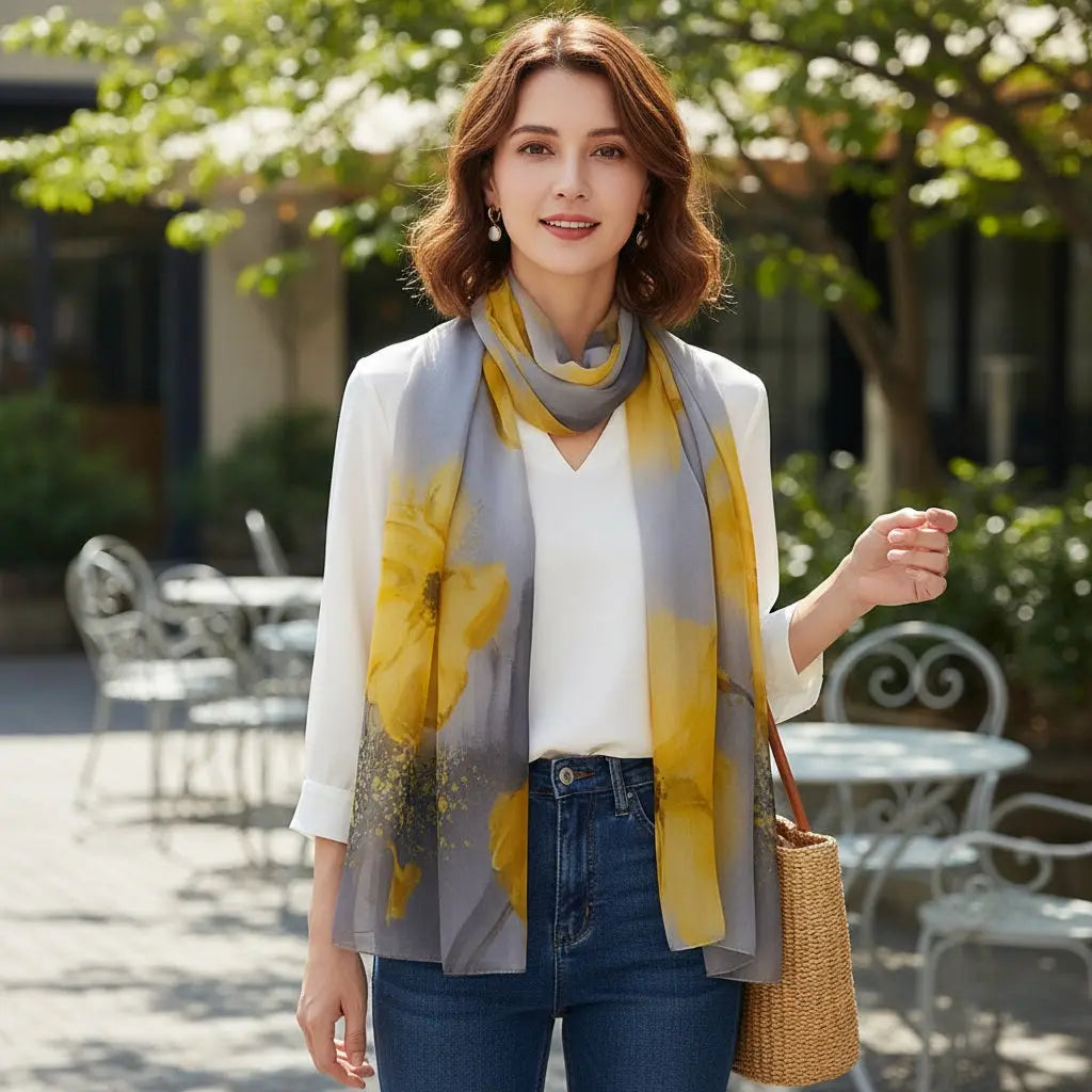 Foulard Soie - KASUMI Coeur de Foulard