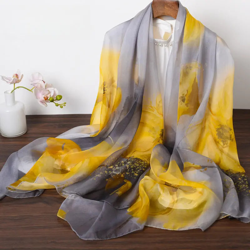 Foulard Soie - KASUMI - Coeur de Foulard