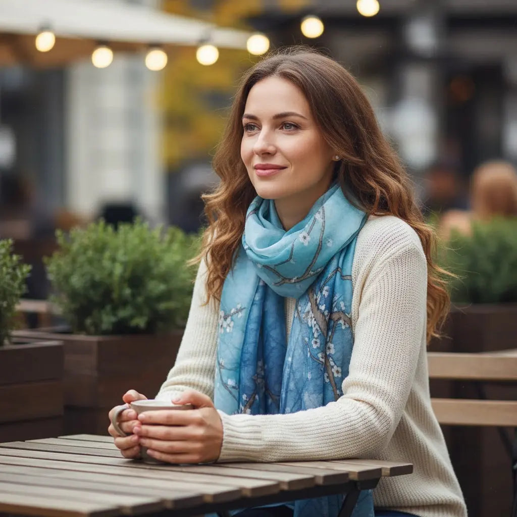 Foulard Soie - KEIKO - Coeur de Foulard