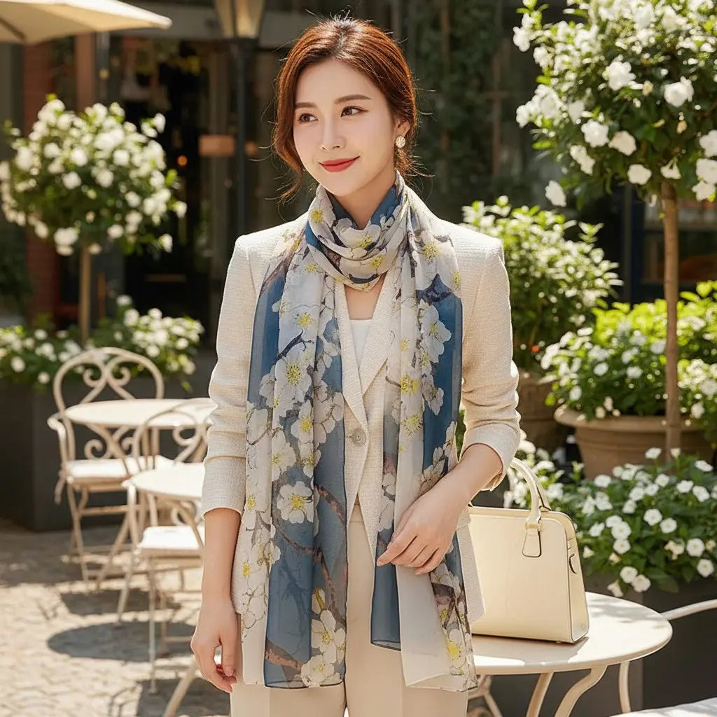 Foulard Soie - KYOKO - Coeur de Foulard