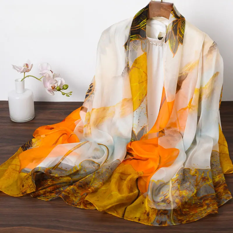 Foulard Soie - MARIKO - Coeur de Foulard