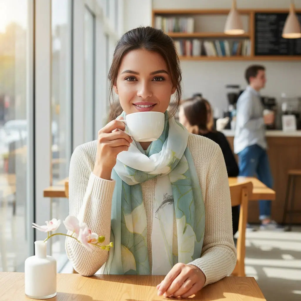 Foulard Soie - MEI - Coeur de Foulard