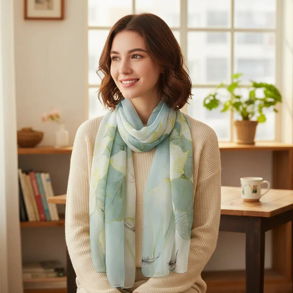 Foulard Soie - MEI Coeur de Foulard