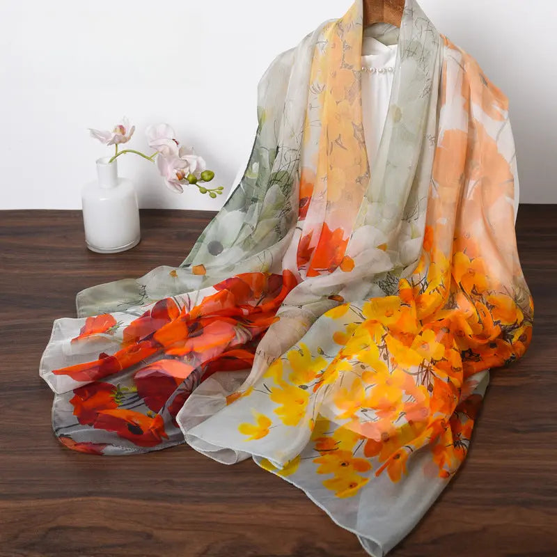 Foulard Soie - MIKA - Coeur de Foulard