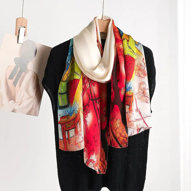 Foulard Soie - MINAMI - Coeur de Foulard