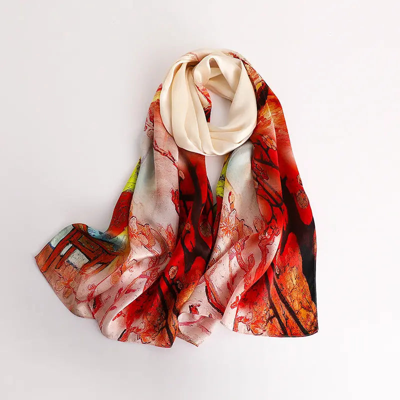 Foulard Soie - MINAMI - Coeur de Foulard