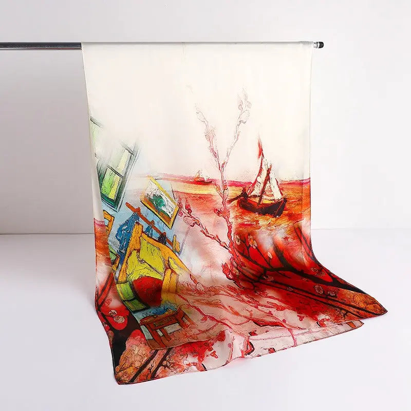 Foulard Soie - MINAMI - Coeur de Foulard