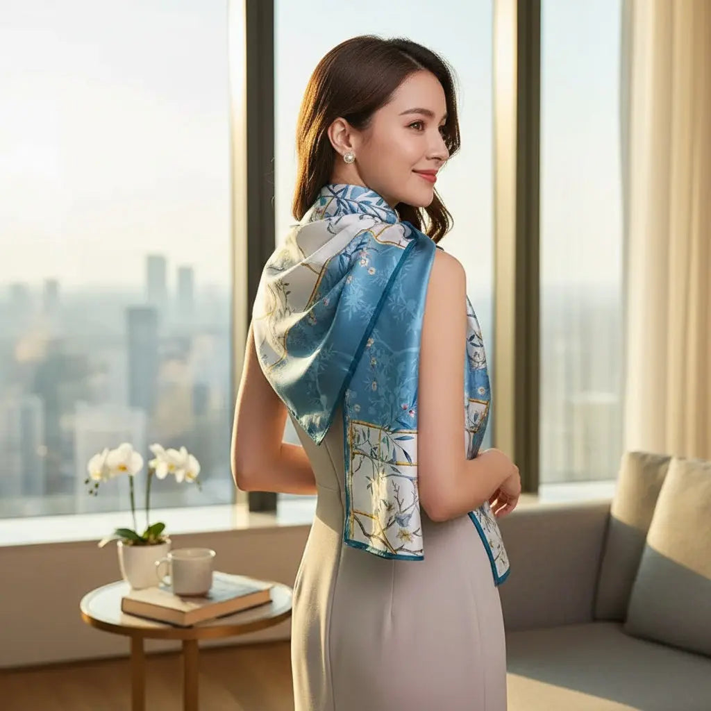 Foulard Soie - MIYUKI Coeur de Foulard