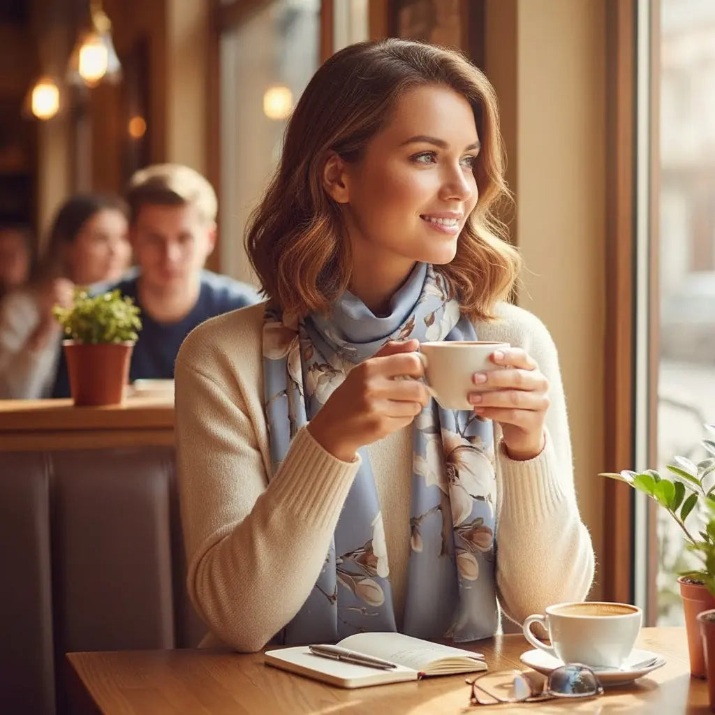 Foulard Soie - NANAMI - Coeur de Foulard