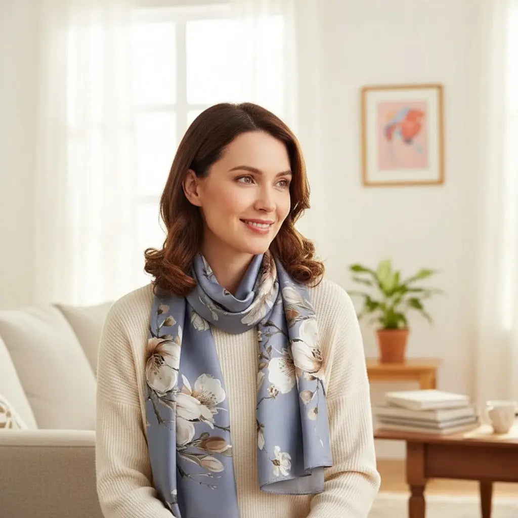 Foulard Soie - NANAMI - Coeur de Foulard