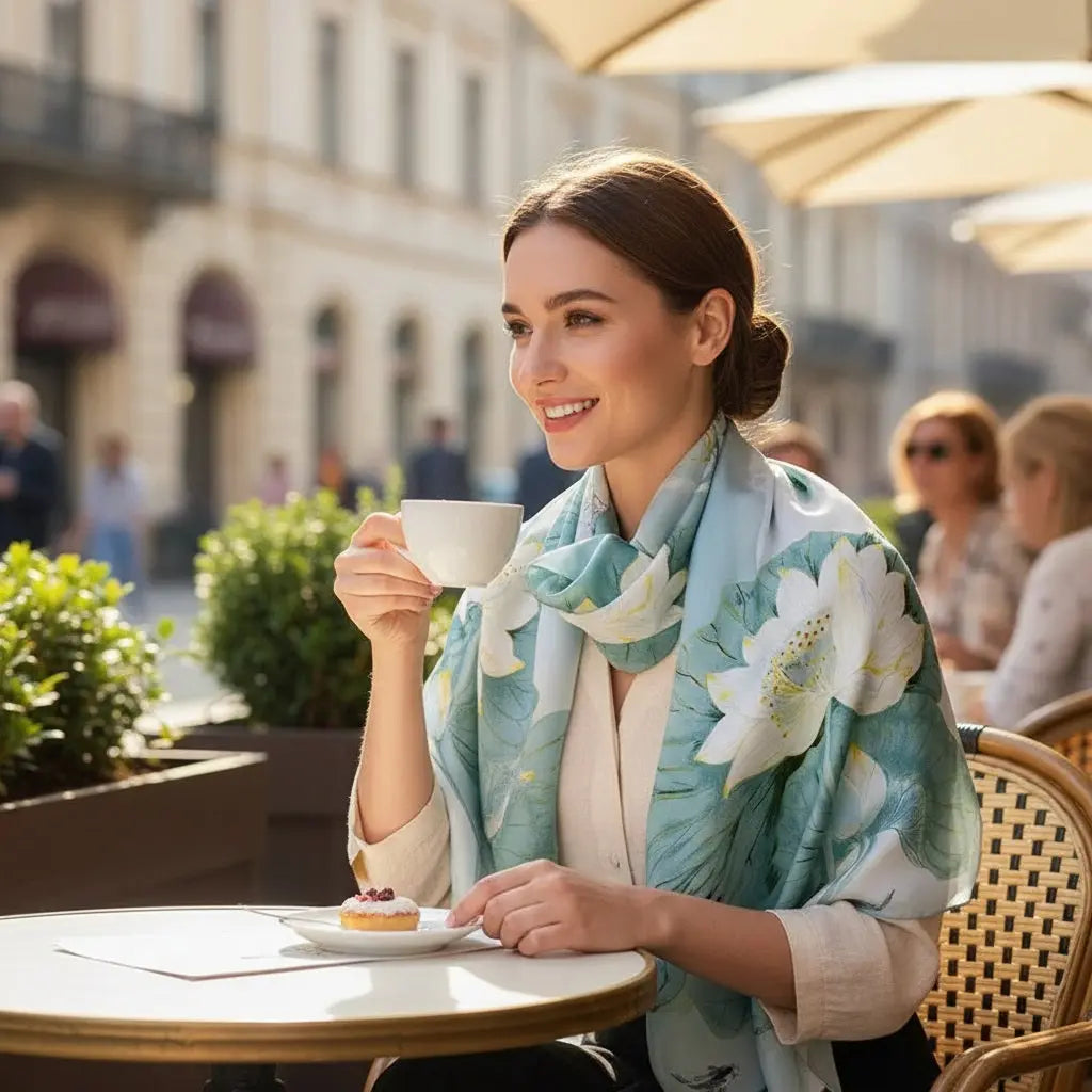 Foulard Soie - RIKA - Coeur de Foulard