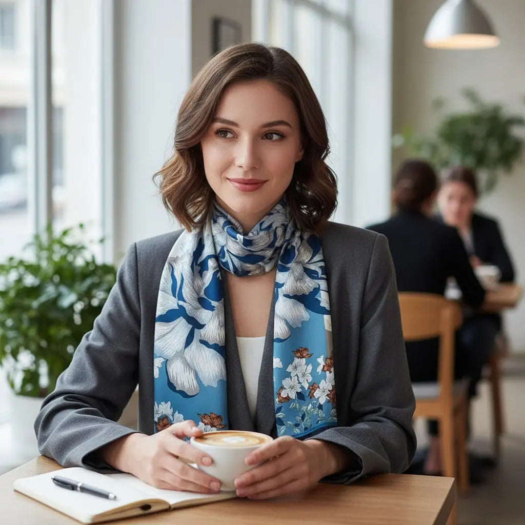 Foulard Soie - SAKI Coeur de Foulard