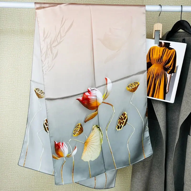 Foulard Soie - SAYAKA - Coeur de Foulard