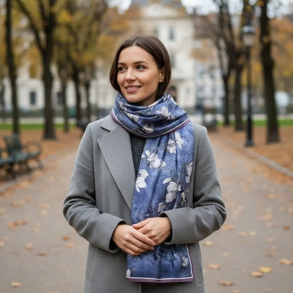 Foulard Soie - SHIZUKA - Coeur de Foulard