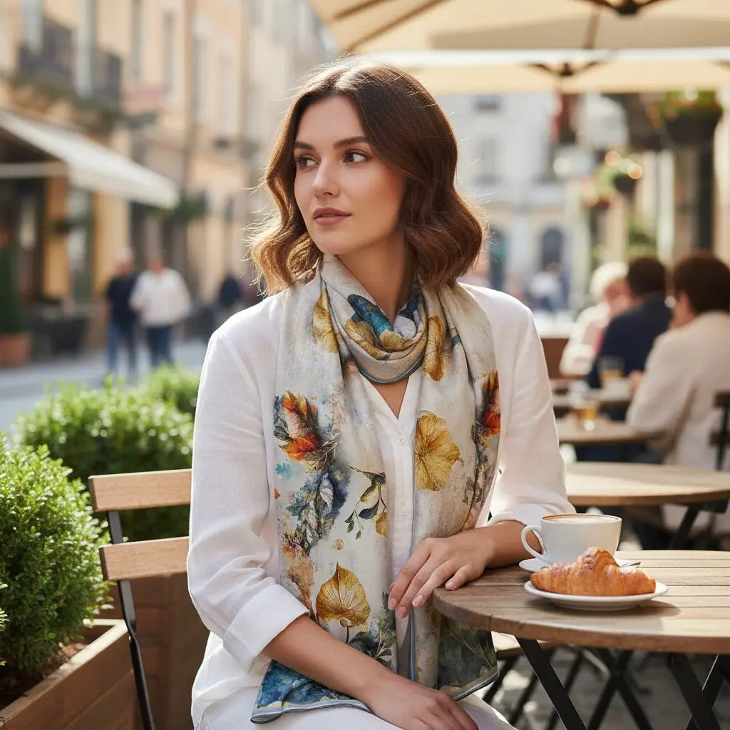 Foulard Soie - YUKI - Coeur de Foulard