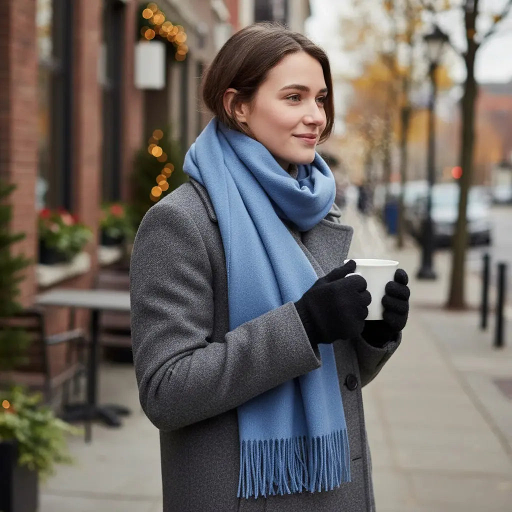 Grande écharpe femme GUNN - Coeur de Foulard